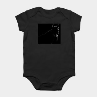 B&W Mare Baby Bodysuit